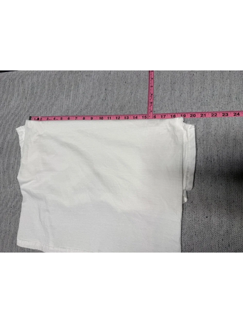True Religion White Cotton T-Shirt Medium
